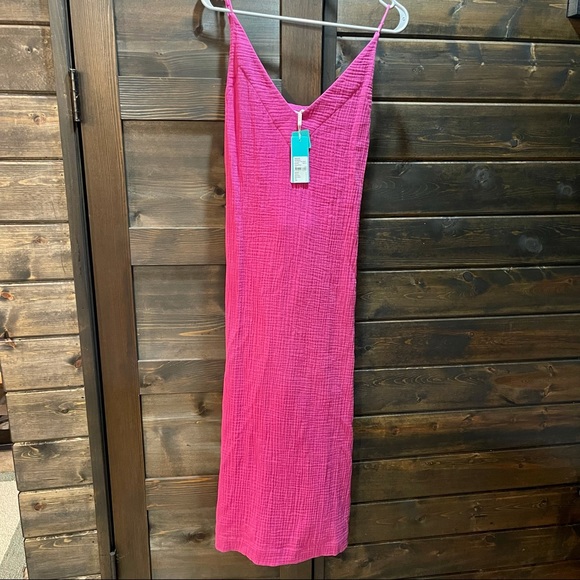 Seafolly Inka Gypsy Tie Front Slip Dress Large - Picture 2 of 3